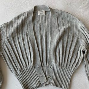 Size S grey Wilfred Thais plunge cardigan